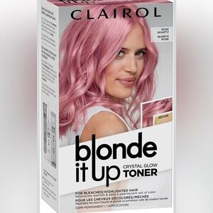 Clairol Blonde It Up Crystal Glow Toners Demi-Permanent Rose Quartz Hair Color